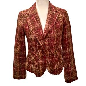 Multicolor Tweed Blazer